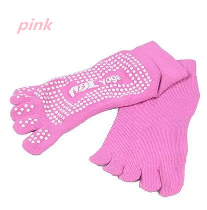 

High Quality Yogo Socks 3 Colours Women Anti Slip Five Toe Socks Floor Outdoor Pilates Socks Female Running Socks ZS008