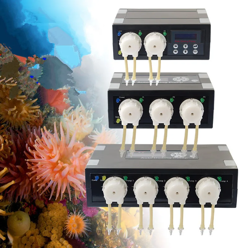 

JEBAO JECOD DP2 DP3 DP4 DP-2 DP-3 DP-4 DP3S DP4S DP-3S DP-4S Auto Dosing Pump -Automatic Doser for Marine Reef Aquarium