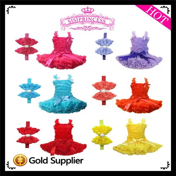 

2014 New Baby Toddler Infant Ruffles Tutu Dress One-Piece Outfit Headband and girls pettiskirt Free shipping & Drop shipping