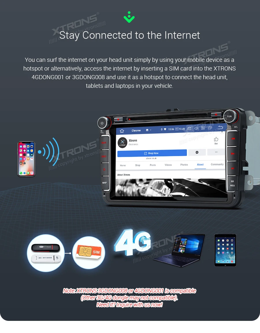 Perfect XTRONS 8" Android 9.0 Car Stereo DVD Player for Volkswagen Golf Passat Touran Tiguan Sharan Magotan for Skoda for Seat Radio OBD 14