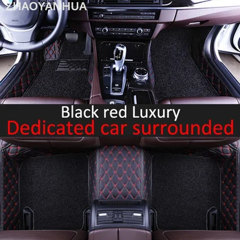 

Special custom made car floor mats for Audi A1 A3 A4 A6 A7 Q3 Q5 Q7 TT leather Anti-slip carpet liner