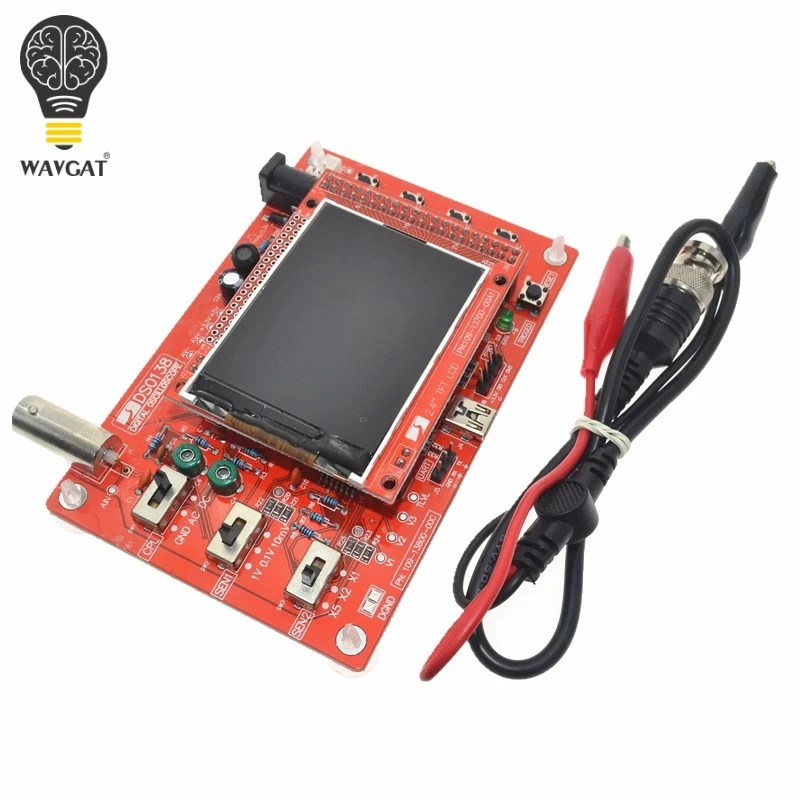 WAVGAT DIY DSO138 2," TFT экран цифровой осциллограф комплект форма сигнала дисплей точность