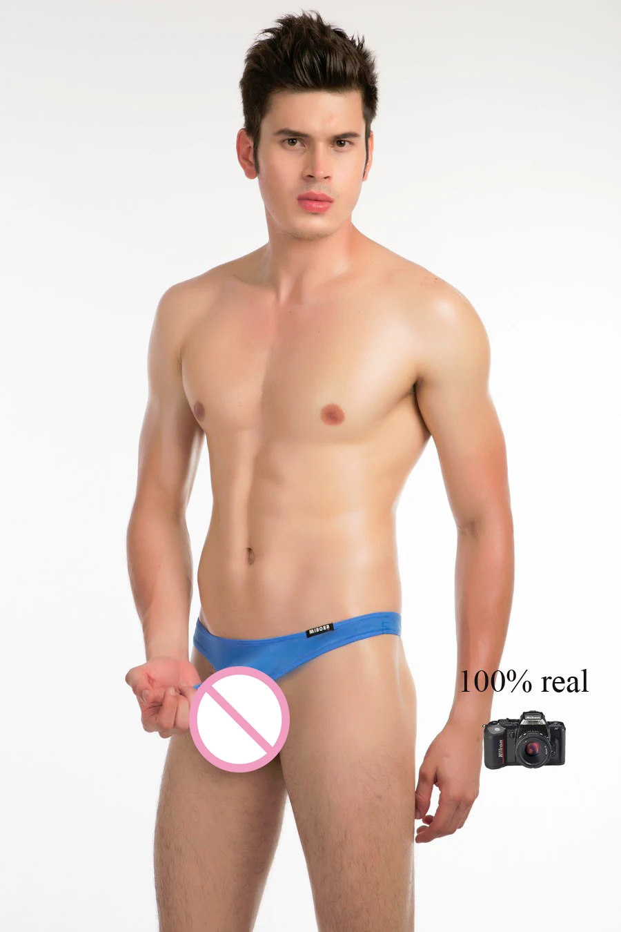 

100% Real Photo Good Quality M L XLHot Sexy Fashion Low Rise Man G strings thong Gay Underwear Sexy lingerie Brief Style:MP009