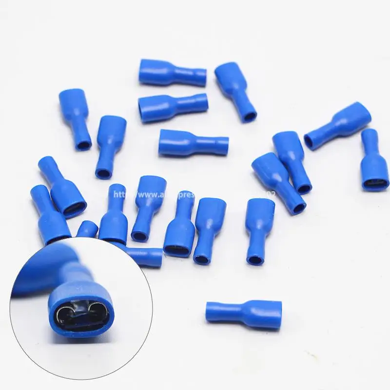 1000Pcs/Lot FDFD2 250 Fully Insulated Female Terminalsin Terminals