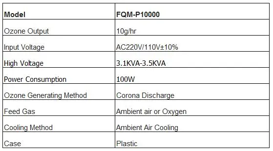 Стерилизовать CE 110 V 220 V Воздушный фильтр для дома 10g selfcleaning Ozonio генератор очиститель воздуха с ионизатором FQM-P10000