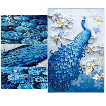 

5D Special Shaped Full Diamond Embroidery Animal Peacock Rhinestone DIY Diamond Painting Decorate Cross Stitch Diamond Mosaic