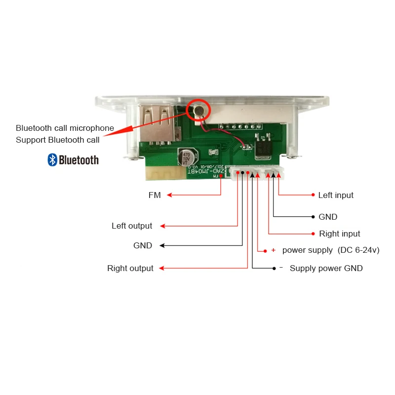 AIYIMA 12 В синий светодиодный MP3 аудио декодер плата без потерь FLAC APE 4,2 Bluetooth декодер с пультом дистанционного управления TF карта fm-радио