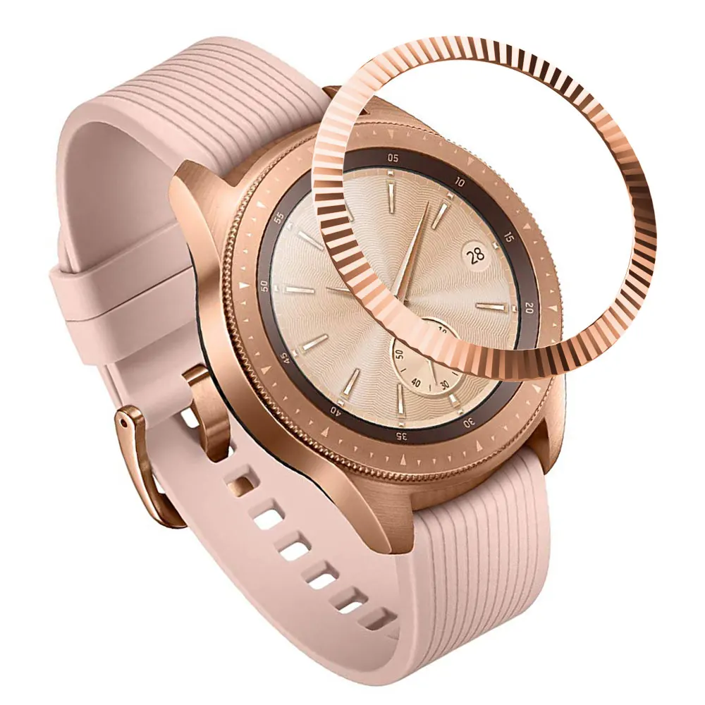  Replacement Smart Watch Accessories For Samsung Galaxy Watch 42MM/46MM Bezel Ring Adhesive Cover An - 33052883261