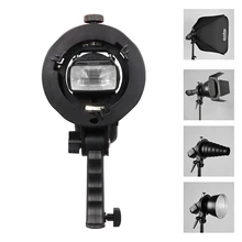 S-образный кронштейн Bowens S держатель для вспышки Speedlite аксессуары для фотостудии Snoot зонт для софтбокса Bowens держатель