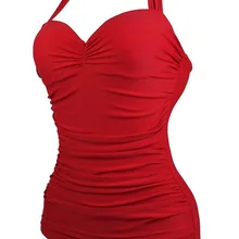 Женский сексуальный бантик Монокини девушка сплошной цельный Купальники для фитнеса зеленый черный бежевый красный купальник женский