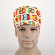 Медицинские Кепки хлопок Регулируемая Лаборатория доктор Спецодежда для медсестер новые унисекс хирургические шапки с потами