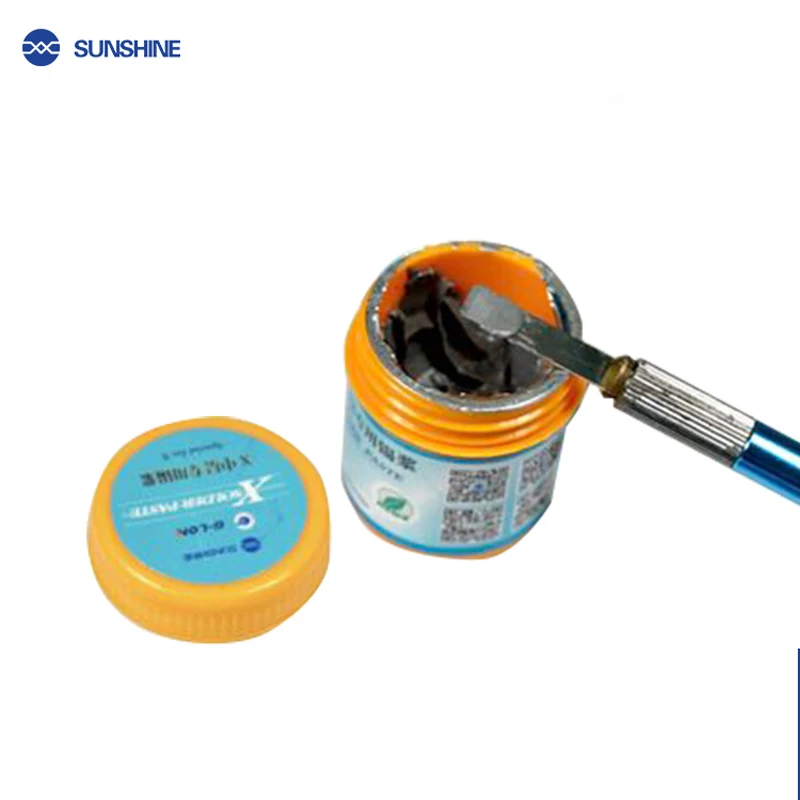 Lead free Solder Paste Low Temperature 158 Degree Soldering Tin SP-X Middle Welding flux For IP X 50G | Инструменты