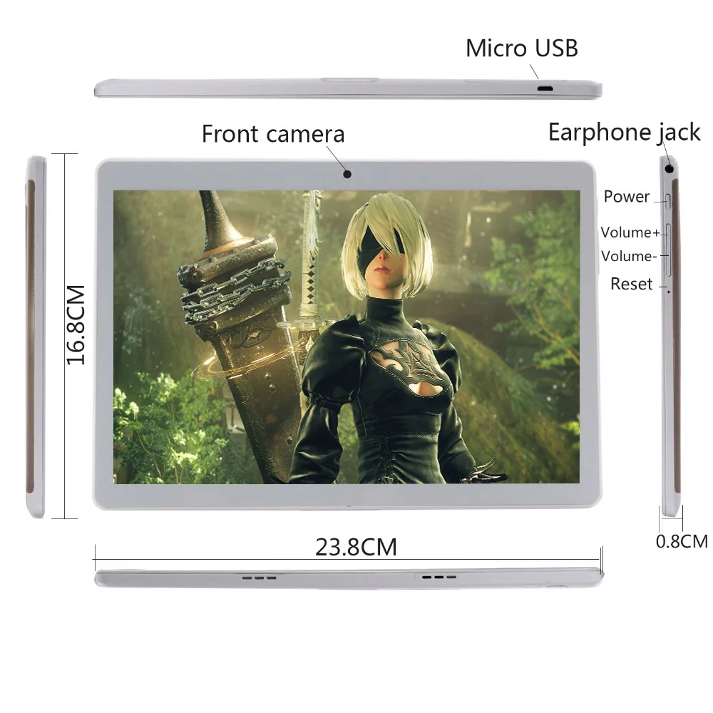  S119 10.1 inch tablet PC 3G Android 8.1 Octa Core Super tablets 4GB 6GB RAM 32GB 64GB 128GB ROM WiF