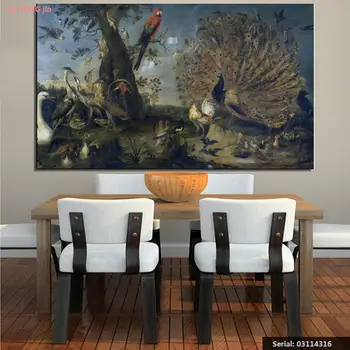 

Snyders Frans Concierto de aves Snyders Frans Still life Classical oil Painting Drawing art Spray Unframed Canvas03114316