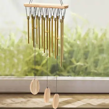 

Carillon Wind Chimes The Music Of Wind Bell Chime Garden Wind Chime Music Metal Bells Landscape Sound Wind Tubes Wooden 18%
