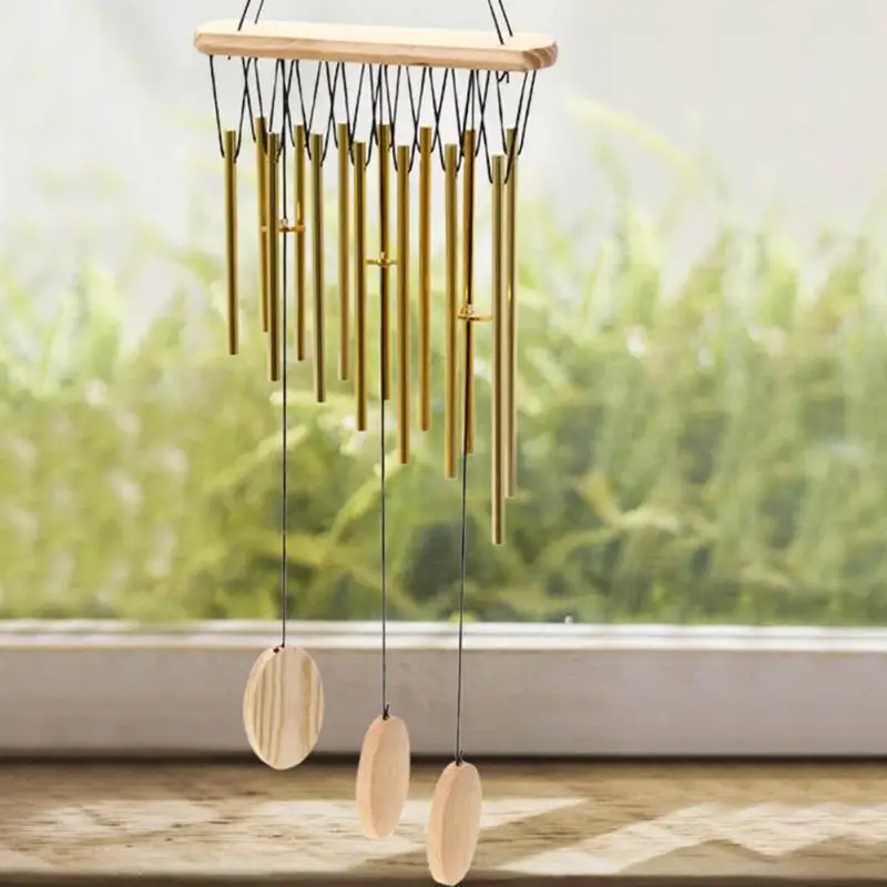 Китайские колокольчики Carillon музыкальные для сада металлические ландшафта