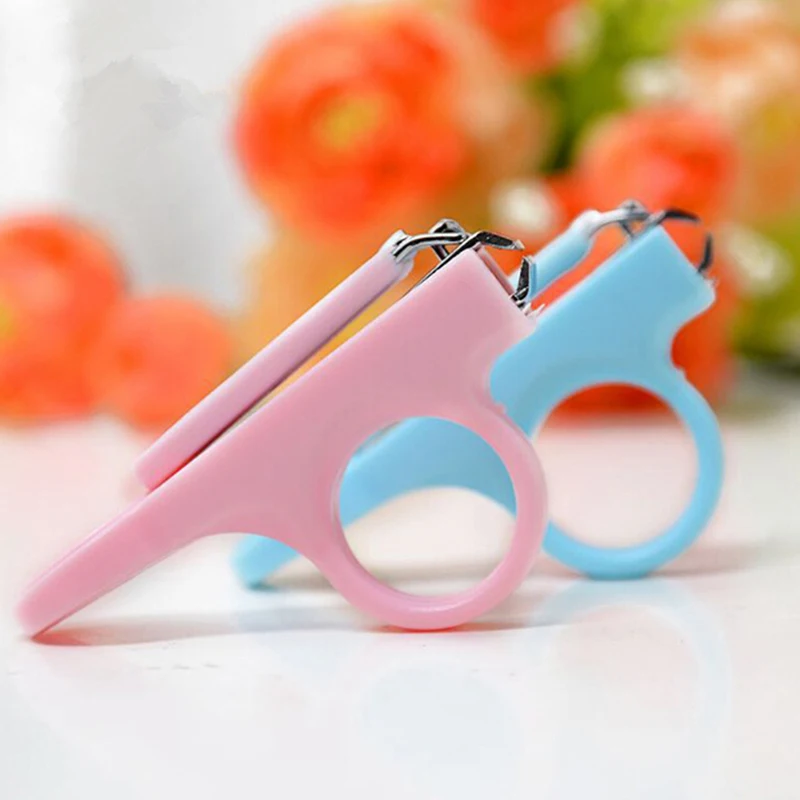 Милый синий розовый чистый твизер удобный мини Уход за ногтями детский практичный зажим триммер ежедневный детский набор аксессуаров
