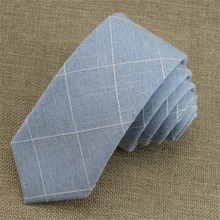 Модные мужские деловые галстуки для мужчин хлопчатобумажный галстук-бабочка для свадьбы Классический Клетчатый и полосатый галстук тонкий галстук