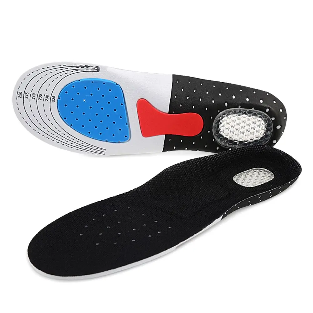 Free Size Sport Running Gel Insoles Insert Cushion for Men Women Unisex Orthotic Arch Support Sport Shoe Pad