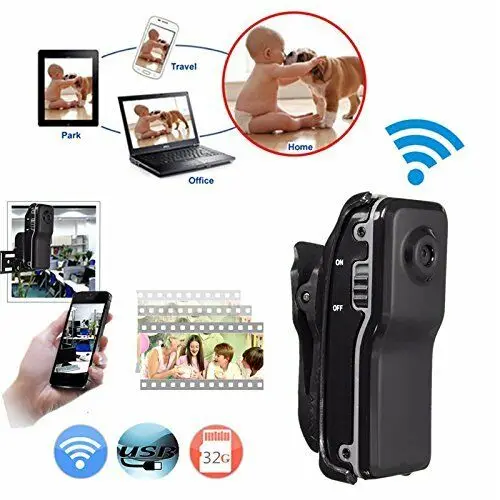 

MD81s Wifi Secret Mini Camera Plug and Play Infrared Night Vision DV