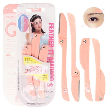 

3Pcs/LOT Crane Style Eyebrow Razor,Facial Hair Remover Eyebrow Trimmer,Sharp Mini Makeup Knife Shaper Shaver For Women