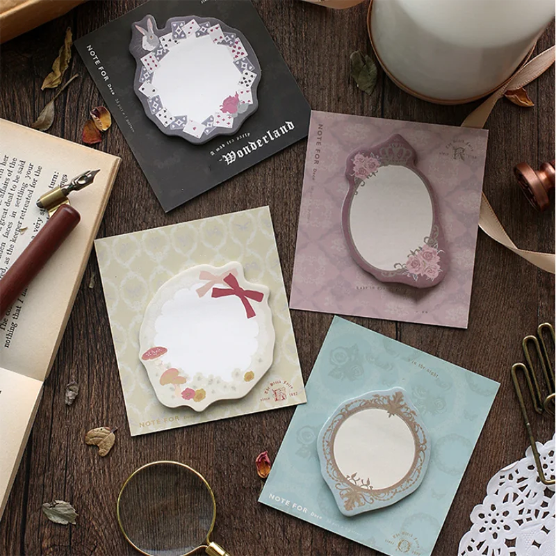 

30pcs Vintage Series Memo Pad N Times Sticky Notes Kawaii Stationery DIY Scrapbooking Photo Album Planner Label Stickers