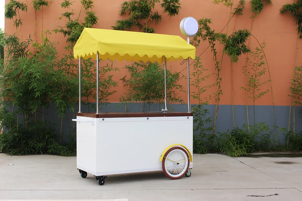 4 колеса двигатель грузовой велосипед улица foos cart мороженое машина велосипед для продажи