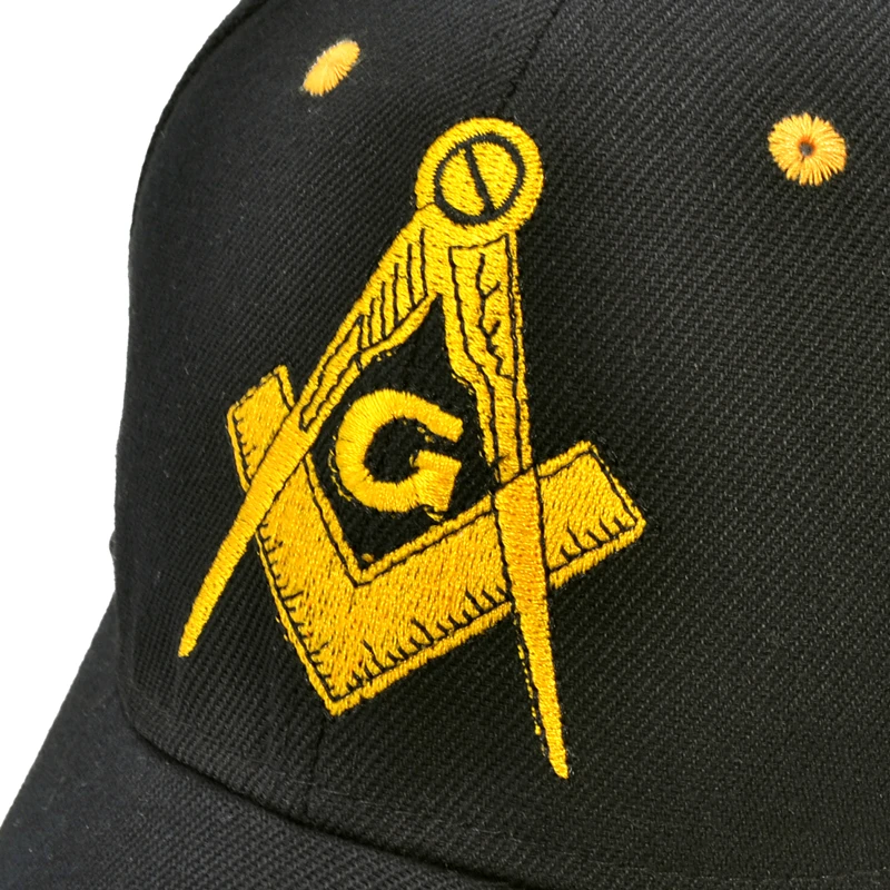 New Embroidery Masonic Baseball Cap Men 