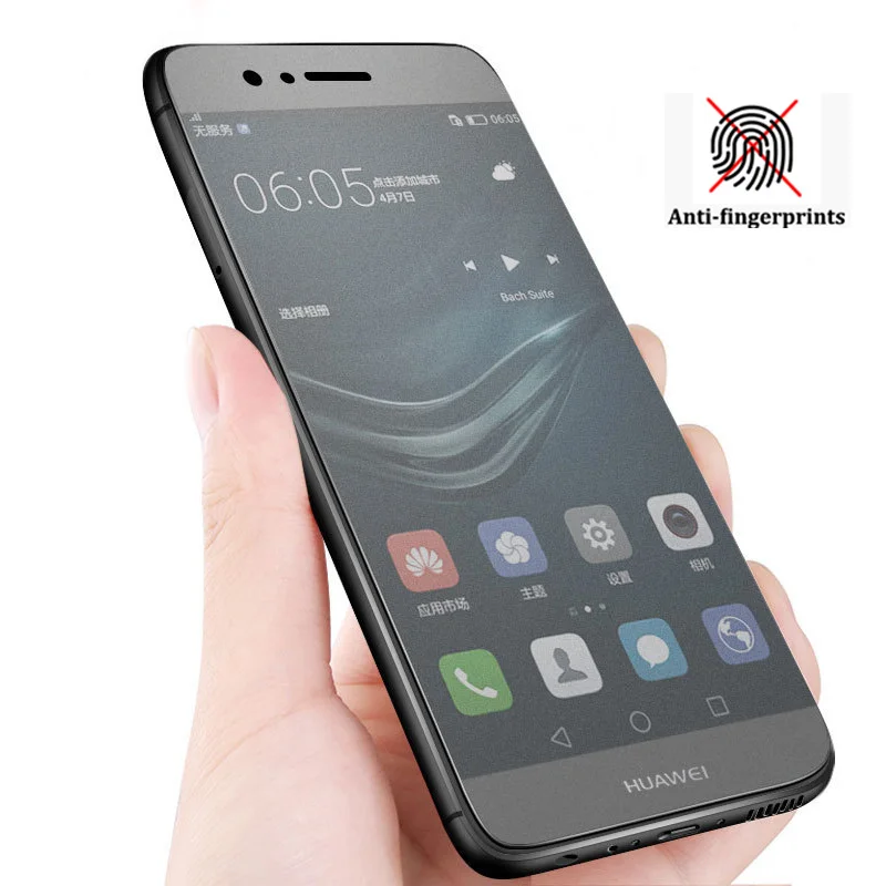 Матовая матовое закаленное Стекло для huawei p20 P10 Pro P Smart Mate10 Honor 10 Нет отпечатков