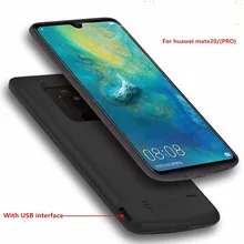 Чехол для huawei mate 20 5000 mah& mate 20 Pro 6000 mah портативное зарядное устройство аккумуляторная Внешняя резервная батарея power Bank