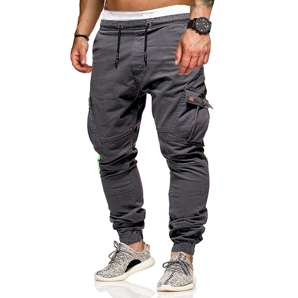 

Womail Autumn Mens Joggers Casual Pants Fitness Men Tether Elastic Tracksuit Sweatpants Trousers Black Gyms Jogger Track Pants
