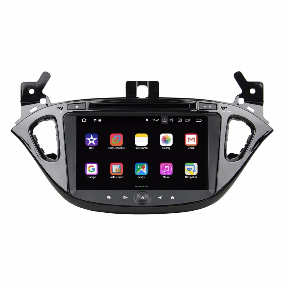 Top 1024*600 Quad Core 8" Android 8.1 Car DVD Player for Opel CORSA 2015 2GB RAM Car Radio GPS Navigation 4G WIFI Bluetooth 16GB ROM 2
