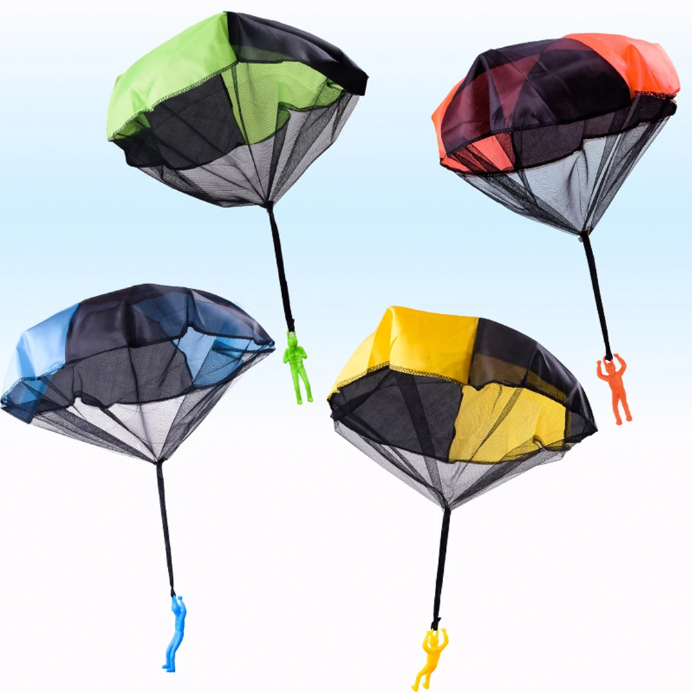 

Game Outdoor Play Soldier Educational Funny Kids Sports Hand Throwing Parachute Toy Imitate Mini Children Gift