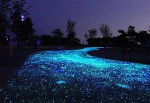 Colorful Artificial Luminous Stones 50pcs Garden Pebbles - 26
