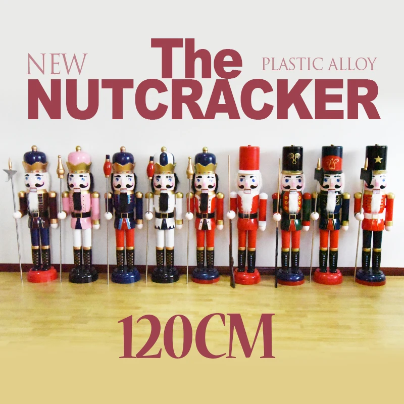 

Overweight 1.2 meters Nutcracker 120cm Nutcracker King ornaments large Congyou puppet soldiers