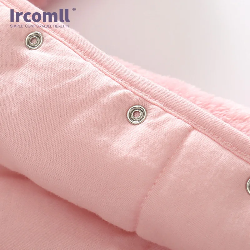 Ircomll/плотный цельнокроеный комбинезон для новорожденных; однотонные мягкие кашемировые зимние комбинезоны детская одежда для малышей