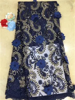 

Latest French Nigerian Laces Fabric 2019 High Quality Tulle African Laces Fabric Wedding French Sequins Tulle Lace(FJ-19-4