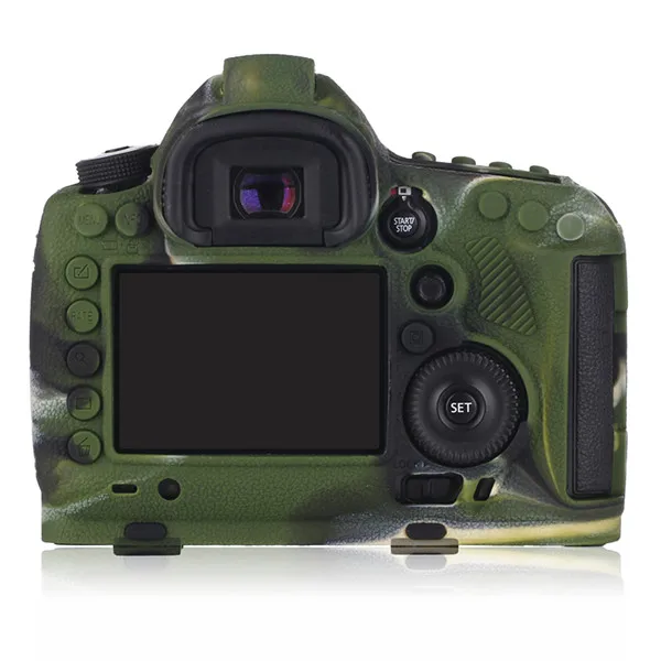 OUTMIX 5D Mark III 3 сумка для камеры Мягкий силиконовый резиновый защитный чехол для камеры чехол для Canon 5DSR 5D3 5 DIII - Цвет: Camo