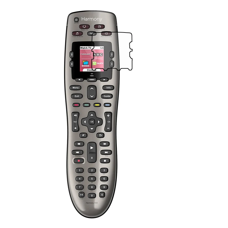 

2x Clear LCD Screen Protector Shield Film for Logitech Harmony 650 Harmony650 Remote Accessories