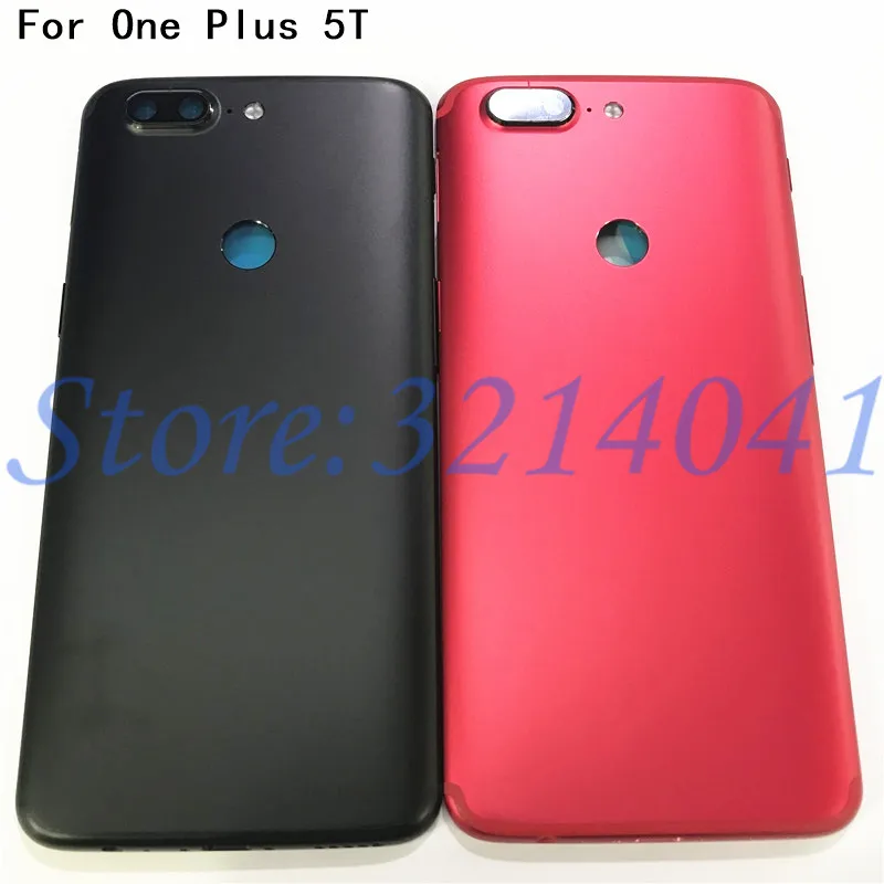 

Metal For OnePlus 5T One Plus 5T OnePlus5T Back Battery Cover Side Keys Case Rear Housing Battery Door And Card Tray Holder