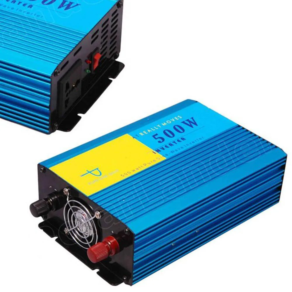 DC 24V to AC 220V Vehicle Charger Transformer Pure Sine Wave 500W Car