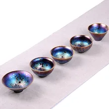 Горячее предложение, 5 шт. различных красивых чашек, павлин открытый экран керамические чайные сервизы, китайский фарфор кунг-фу, для Да Хун Пао, чайный домик/ча