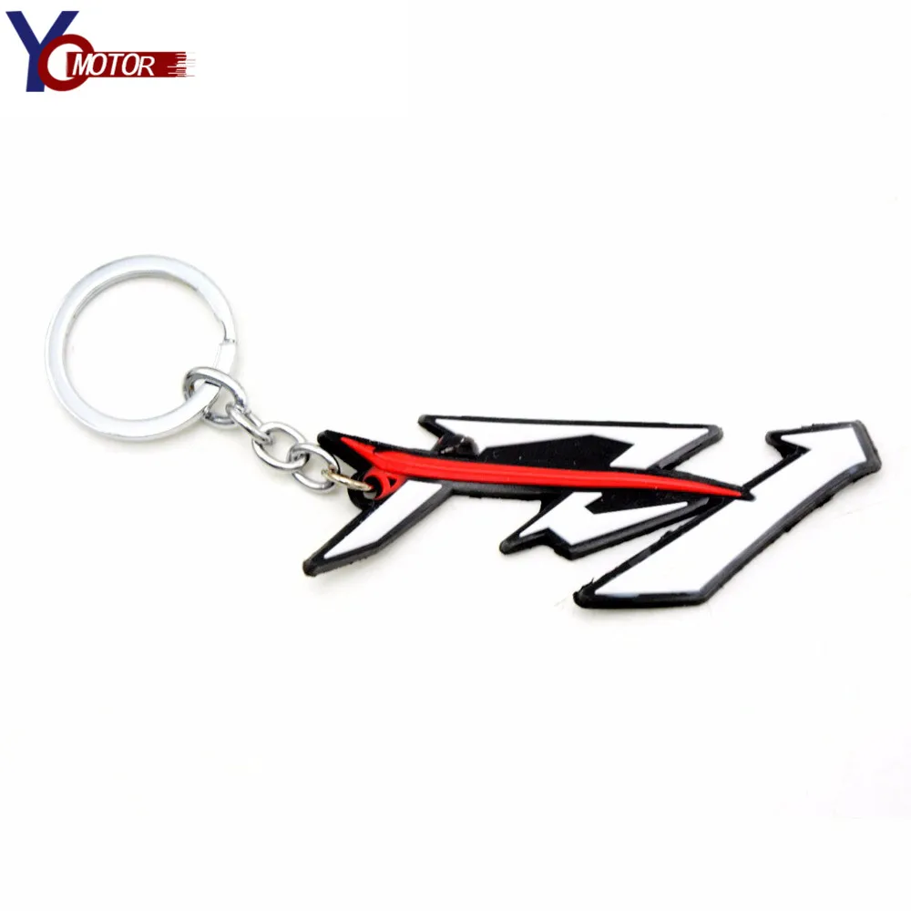 Резиновый брелок для ключей YAMAHA YZF R6 R1 KAWASAKI Suzuki GSXR HONDA CBR BMW DUCATI|Накладки и