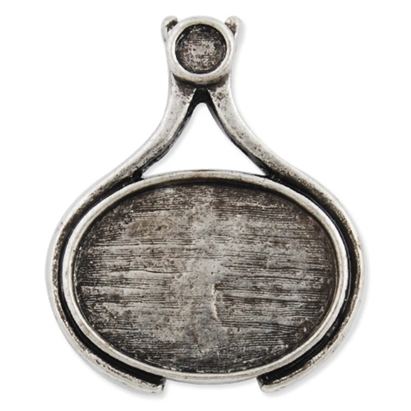 Buy Antique Silver tone Alloy Jewelry Pendant Blanks
