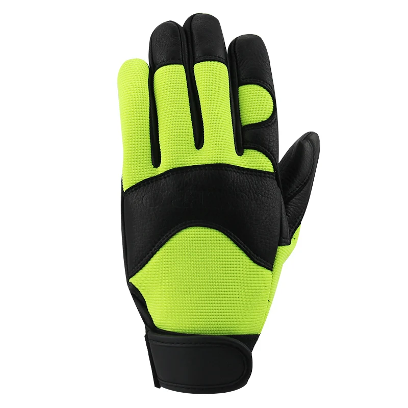 New Motorcycle retro Top Grain Deerskin Elkskin leather mesh breathable