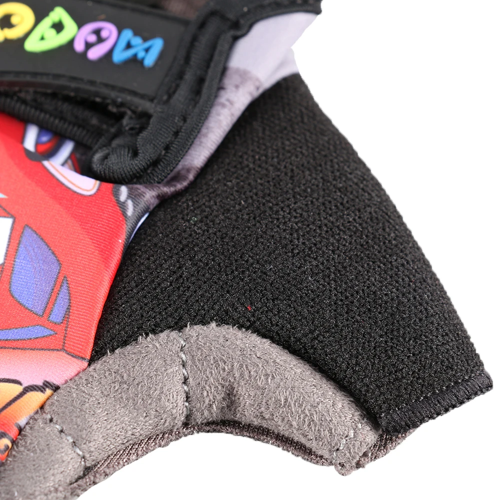 Детские перчатки с рисунками BOODUN, защитные детские противоскользящие перчатки для занятий спортом, бодибилдинг, фитнес-перчатки для тяжелой атлетики