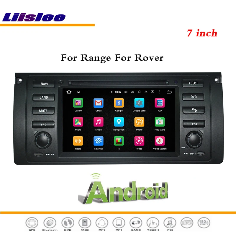 Perfect Liislee Car Android Multimedia For Range For Rover L322 2003~2007 Stereo Radio Viedo CD DVD Player GPS Nav Map Navigation System 1