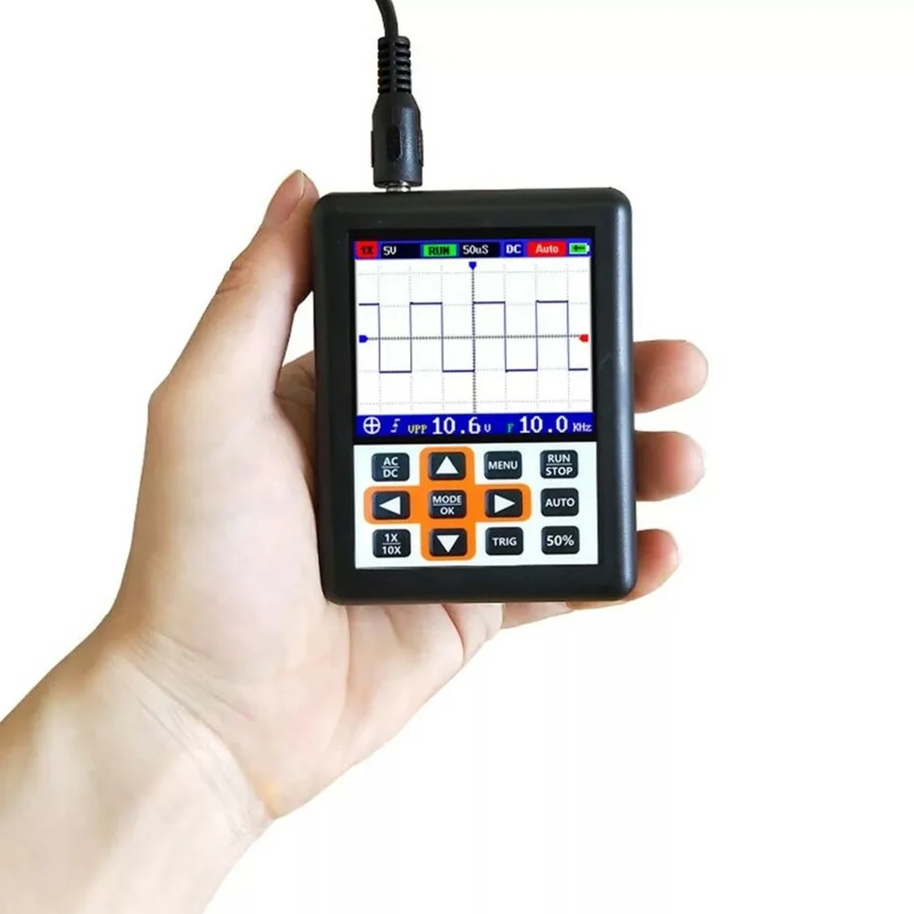 

DSO-FNIRSI Mini 200MSa/s LCD Screen Stable Tools Handheld Digital Display Electronic Multi Function 30MHz Bandwidth Oscilloscope