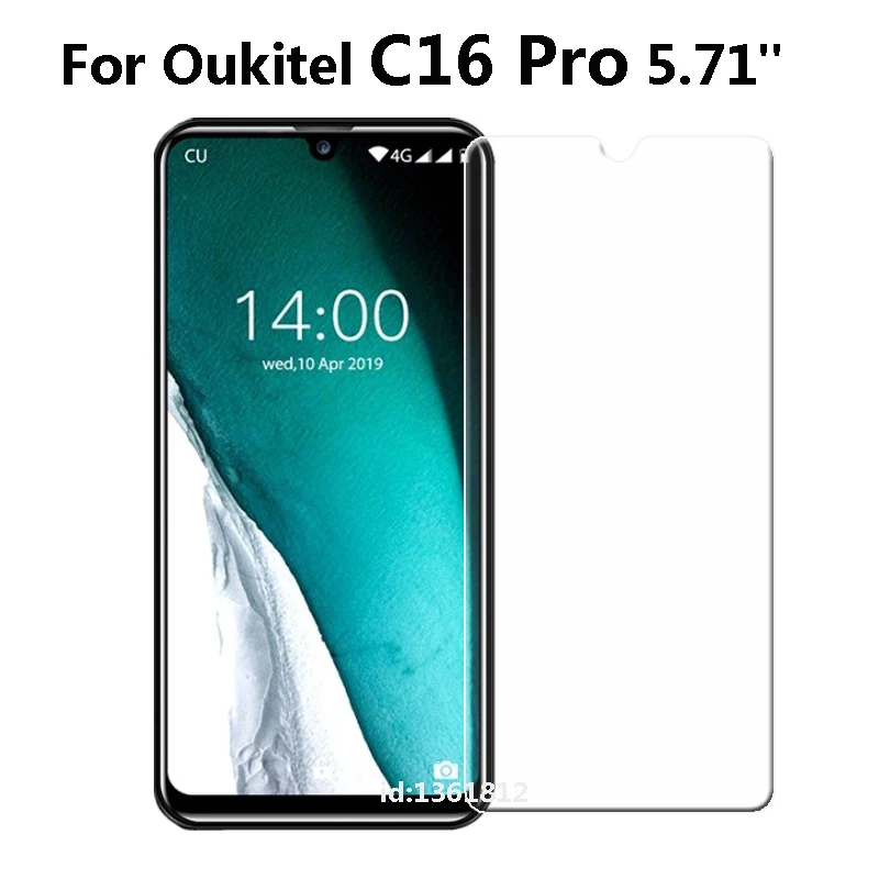 

Oukitel C16 Pro Tempered Glass 9H High Quality Protective Film Screen Protector Phone Cover For Oukitel C16 Pro 5.71 inch
