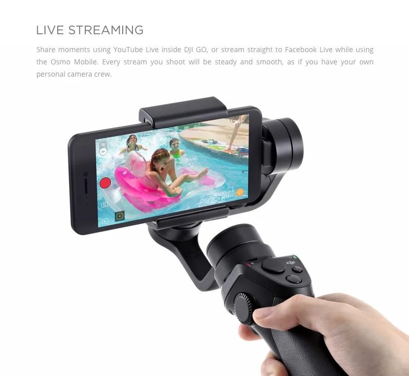 DJI Osmo Mobile 3-осевому гидростабилизатору+ штатив+ удлинительная штанга